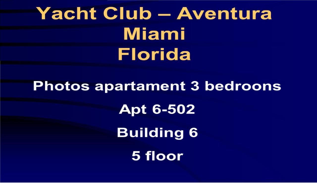 6-502 Amazing Water View - Three Bedrooms Aventura Buitenkant foto